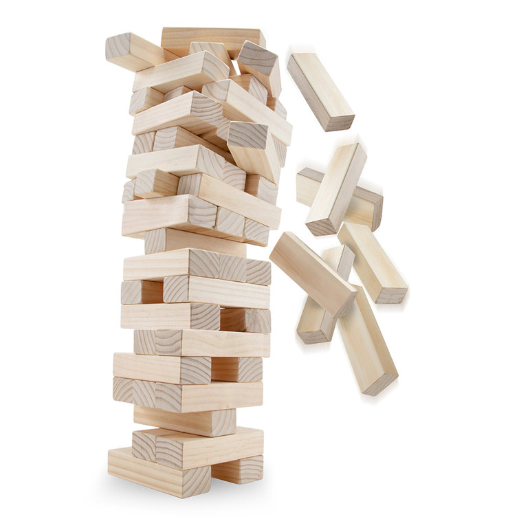 Sunny & Fun Tumbling Tower Giant Stacking Games & Reviews Wayfair